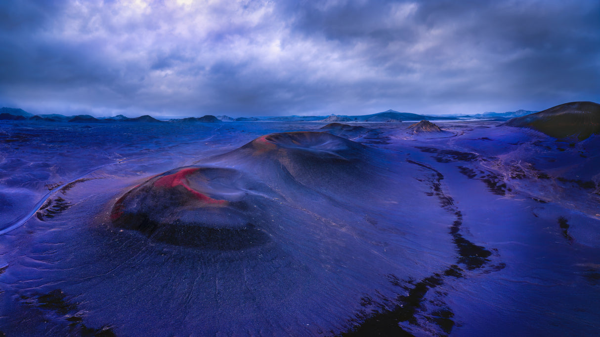Serenity Over The Craters Poster och Canvastavla