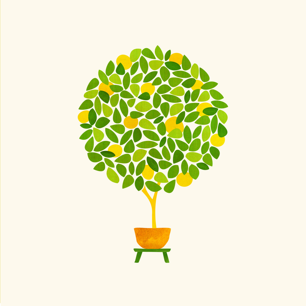 Lemon Topiary Poster och Canvastavla