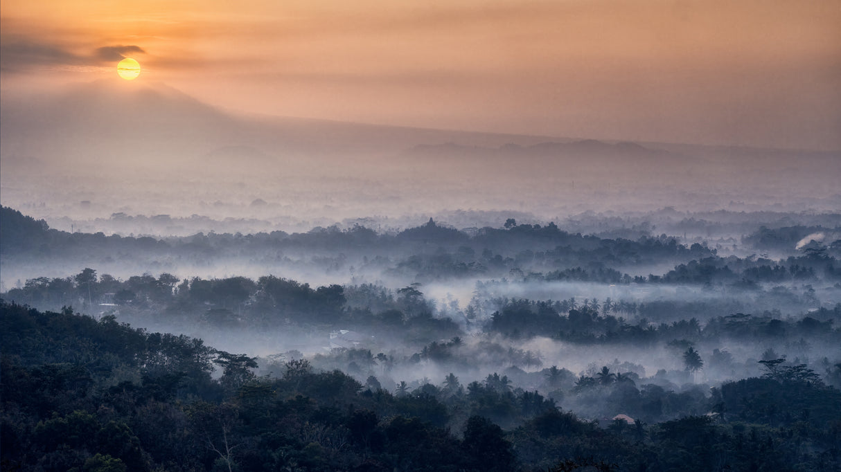 Indonesian sunrise Poster och Canvastavla
