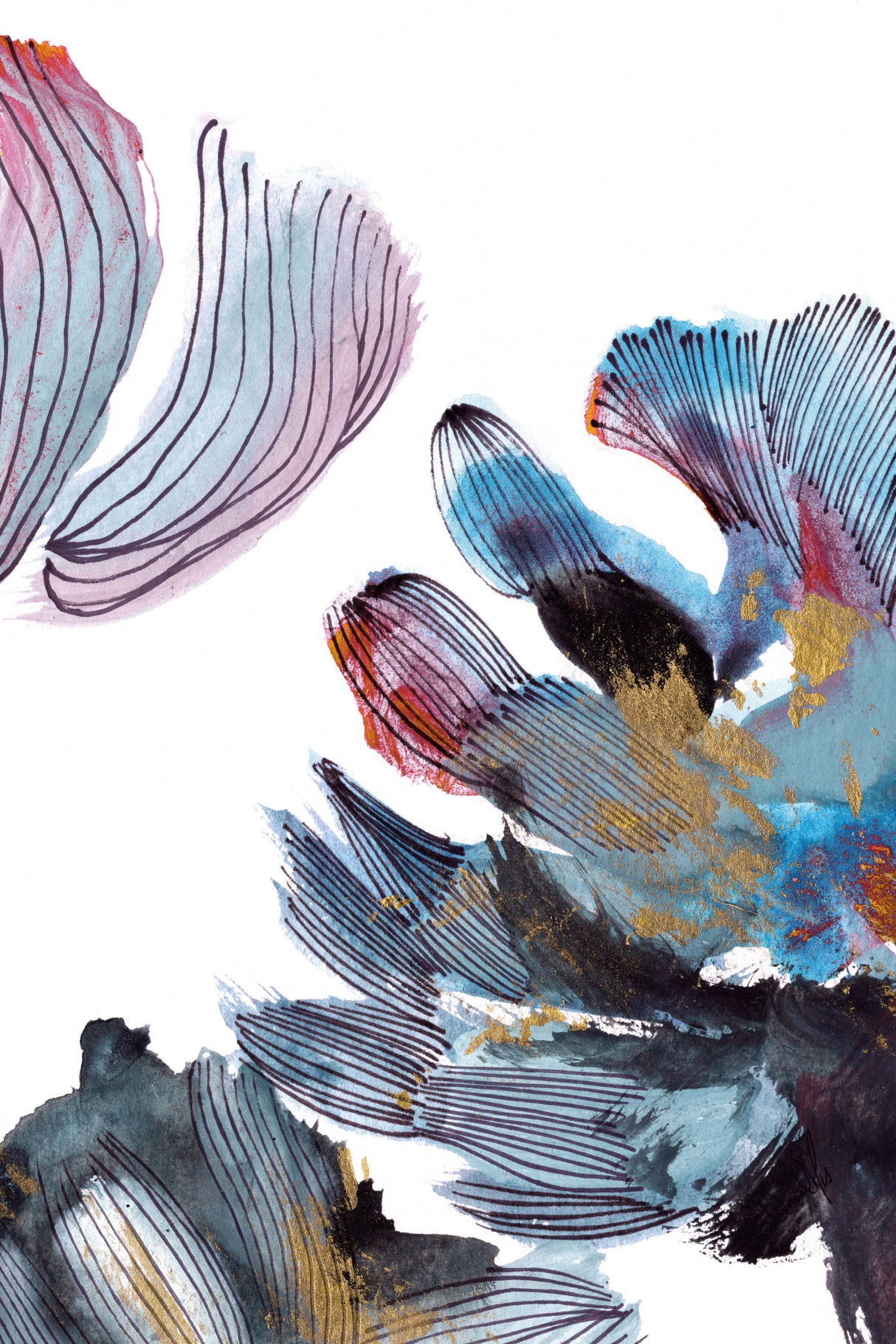 Bloss Poster och Canvastavla