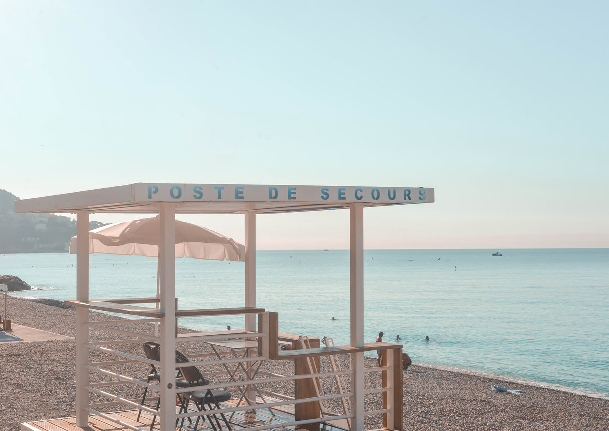 Riviera Beach Poster och Canvastavla