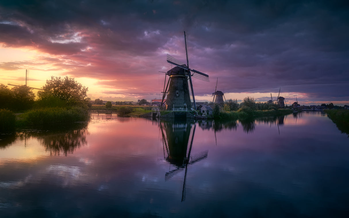 Kinderdijk Poster och Canvastavla