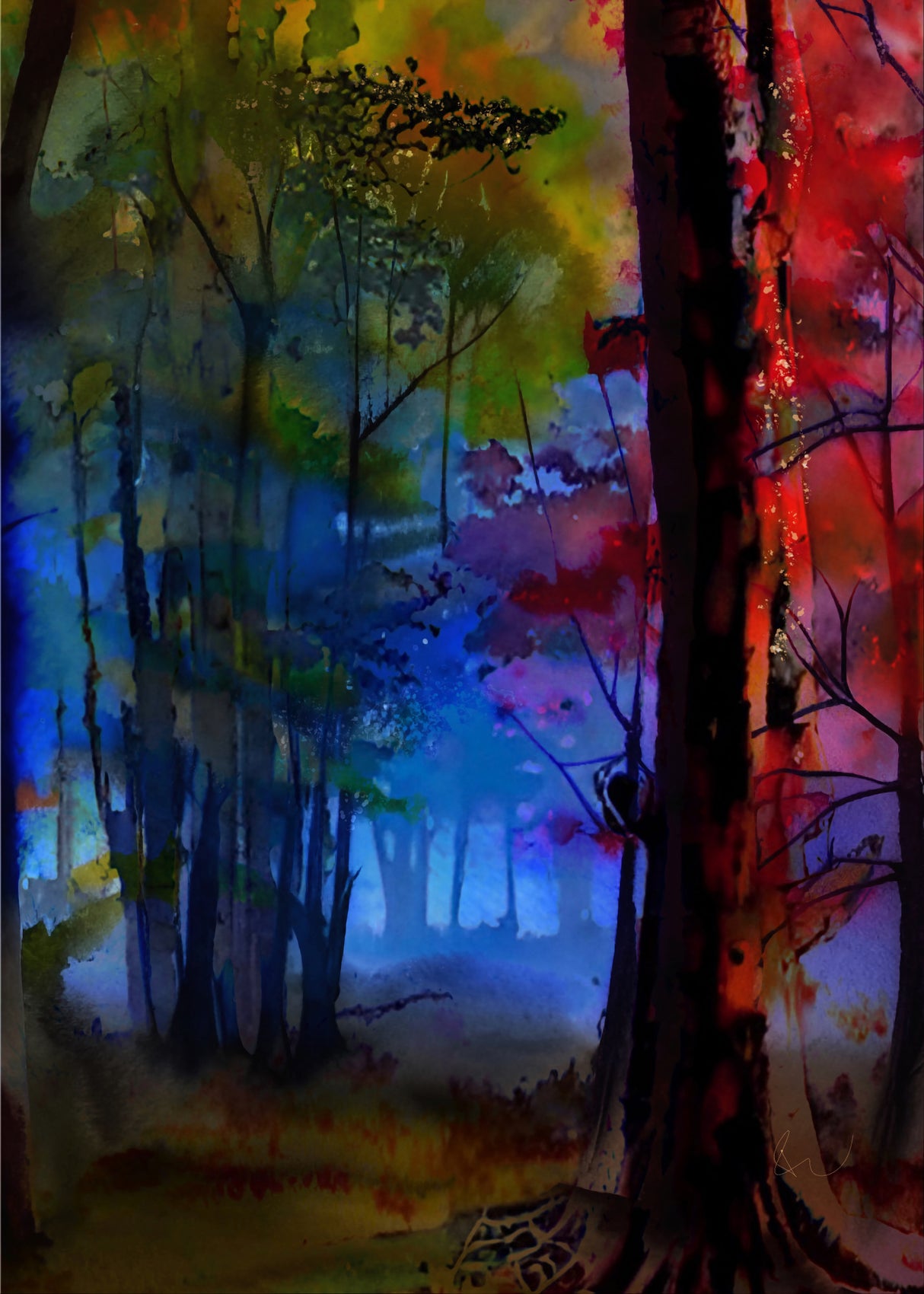 The Path Less Traveled Poster och Canvastavla