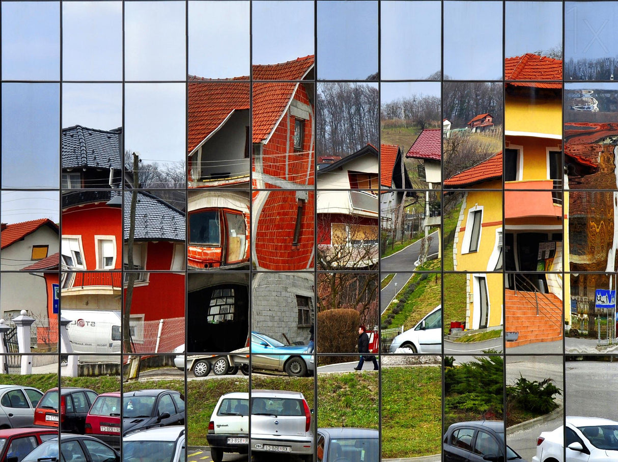 Rubik's town Poster och Canvastavla