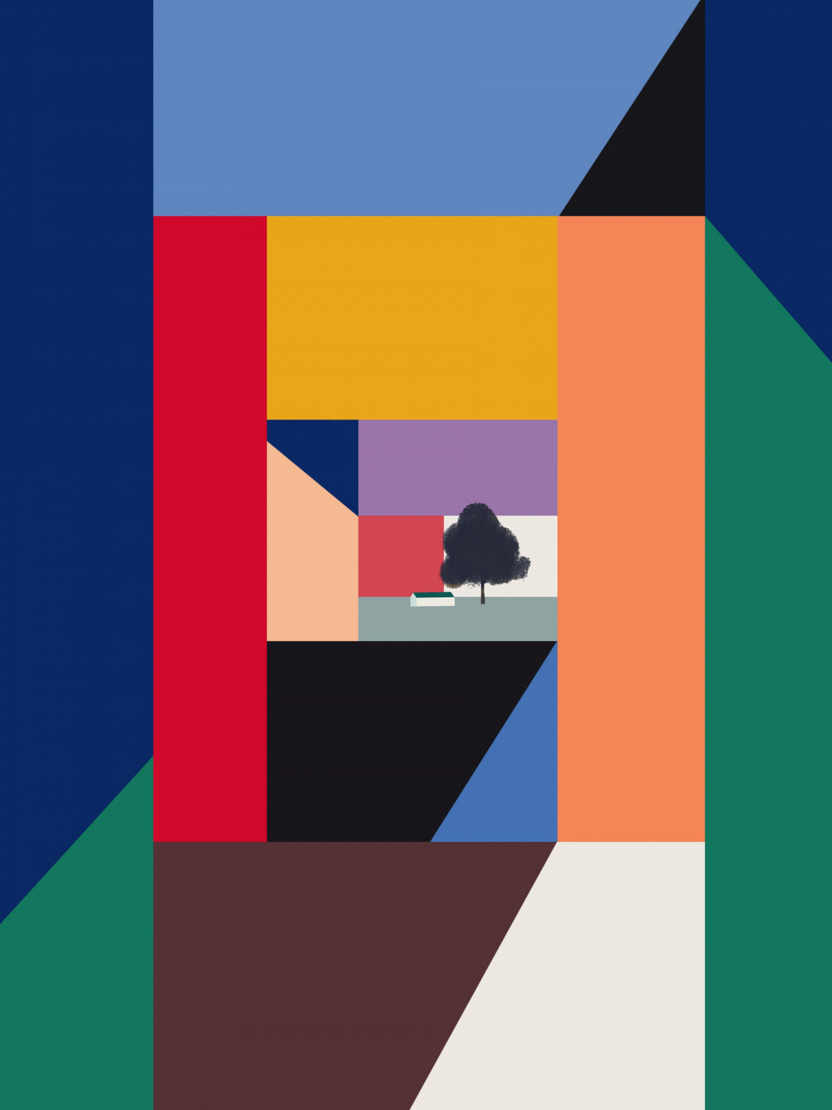 Layers of Dimension Poster och Canvastavla