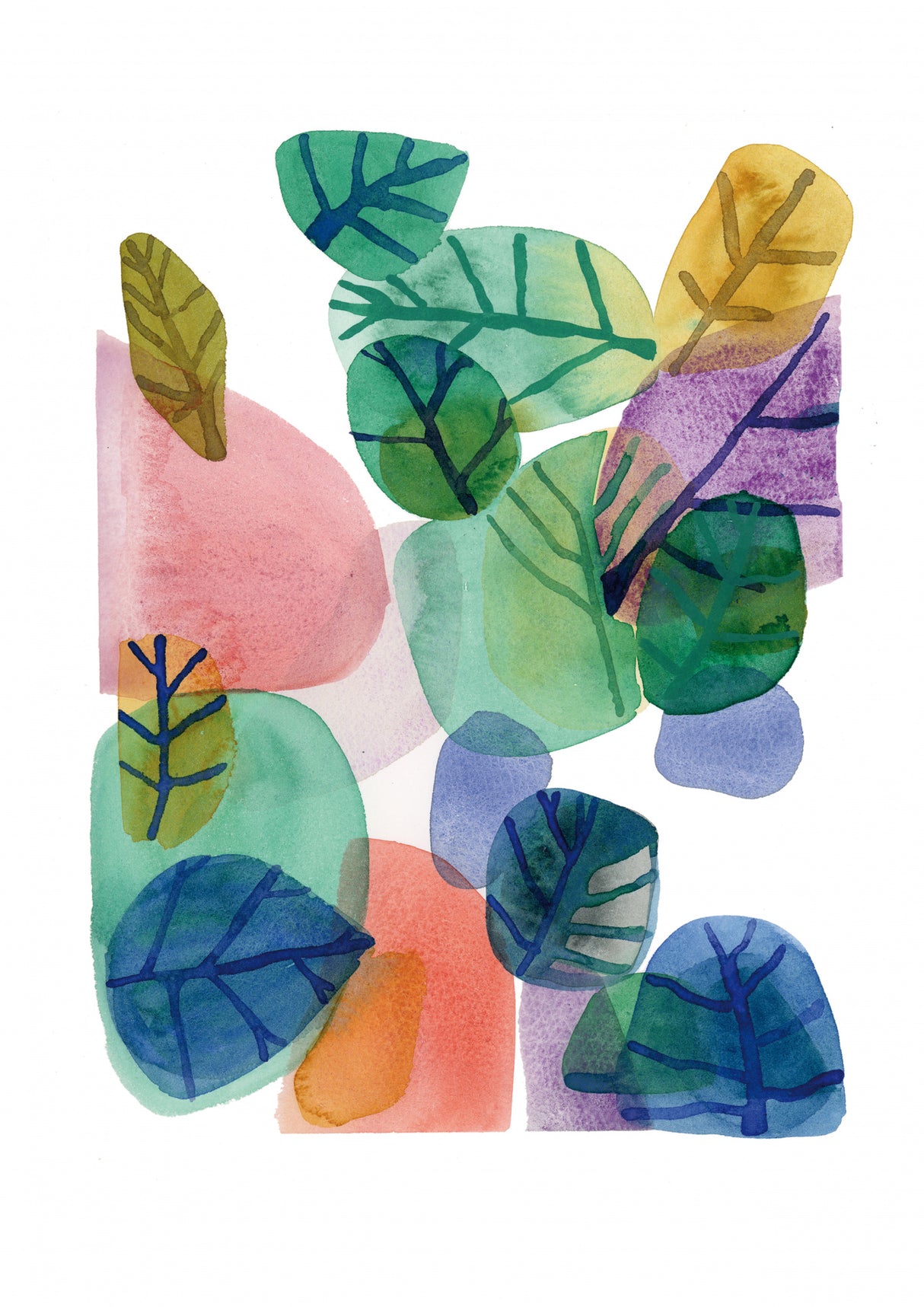 Leaves Poster och Canvastavla