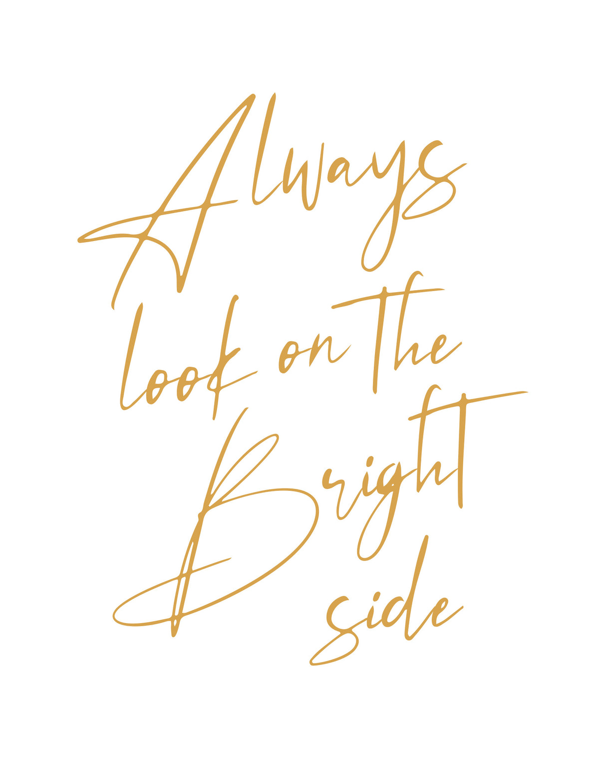 Bright Side Poster och Canvastavla