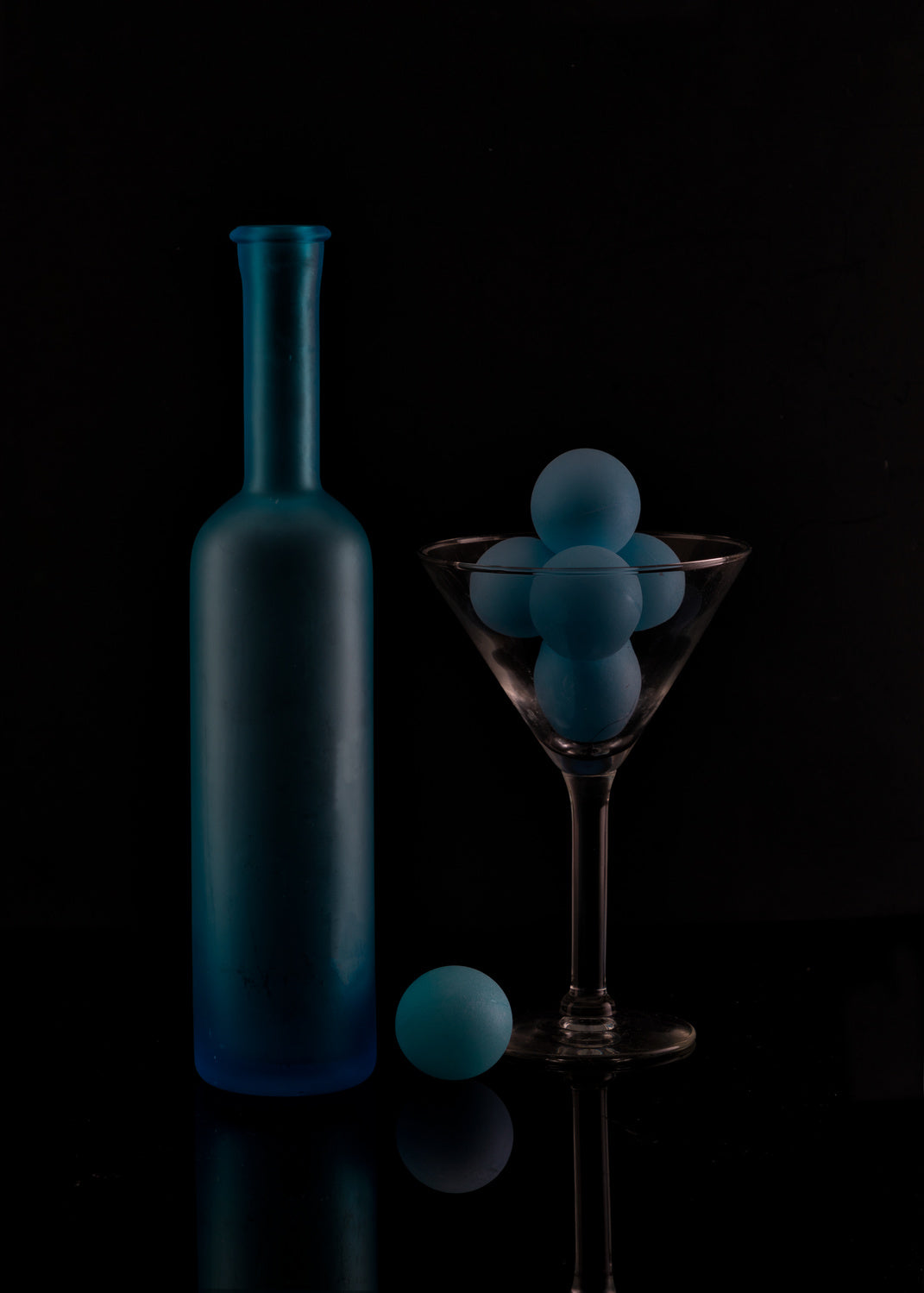 Blue mood Poster och Canvastavla