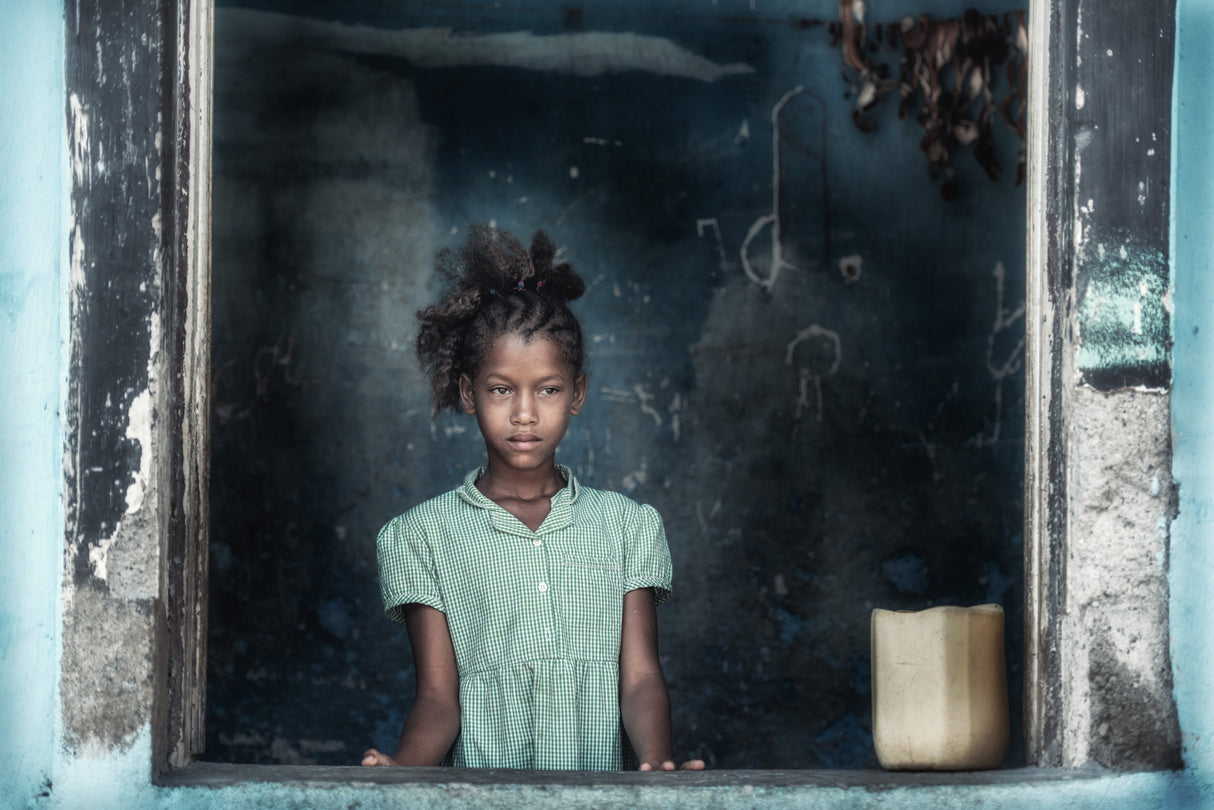 Sao Tome girl Poster och Canvastavla