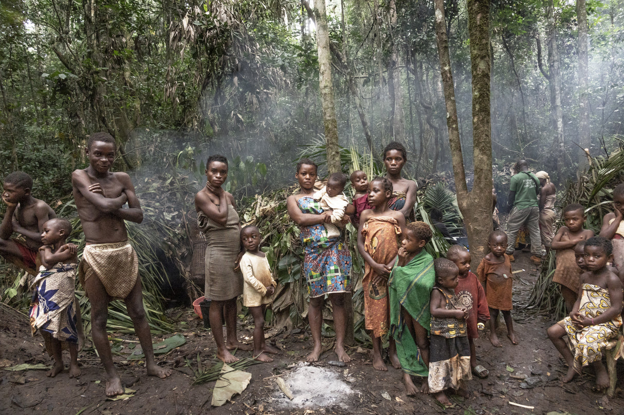 The last clans of baka pygmies, Cameroon Poster och Canvastavla