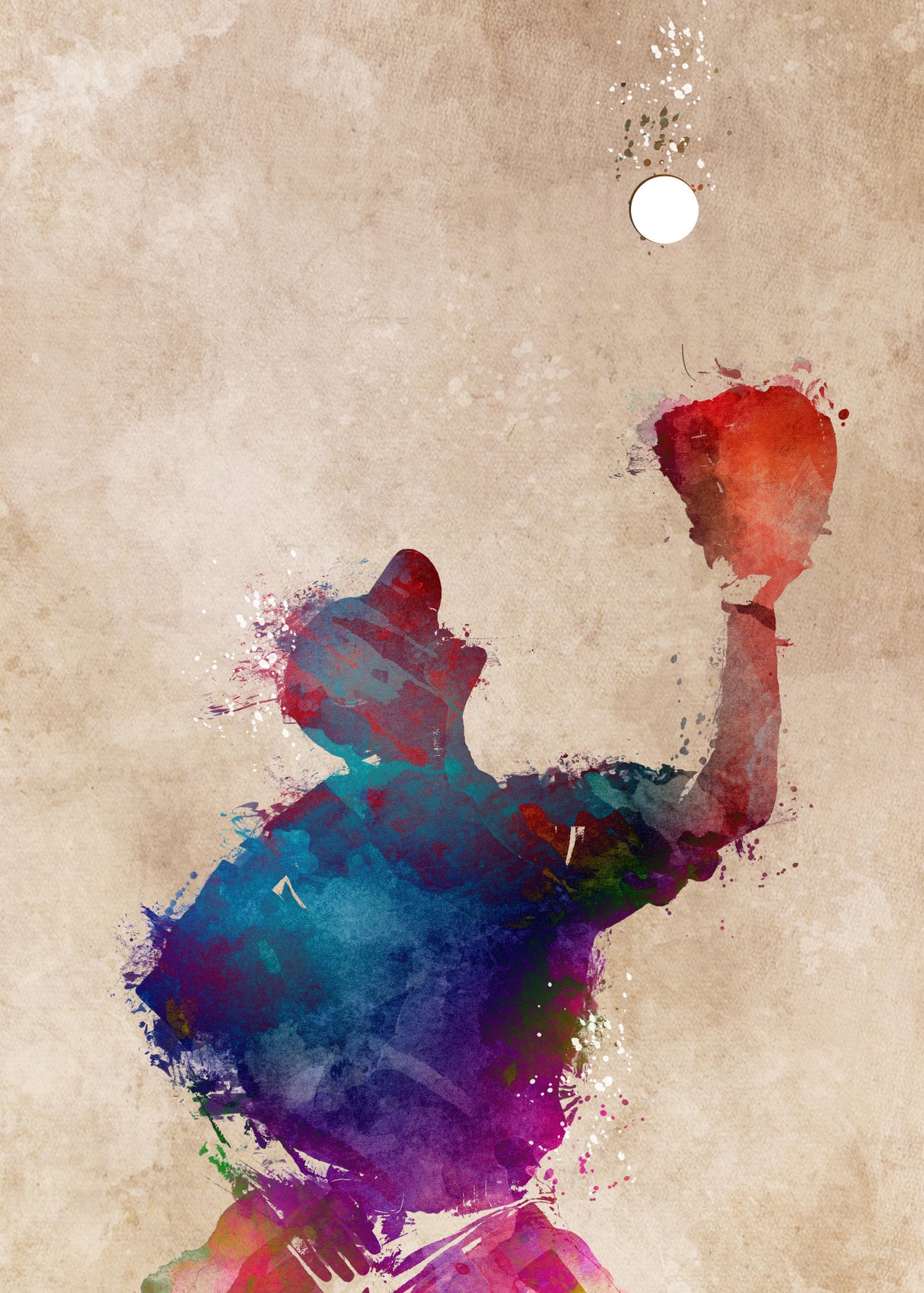 Baseball Sport Art 6 Poster och Canvastavla