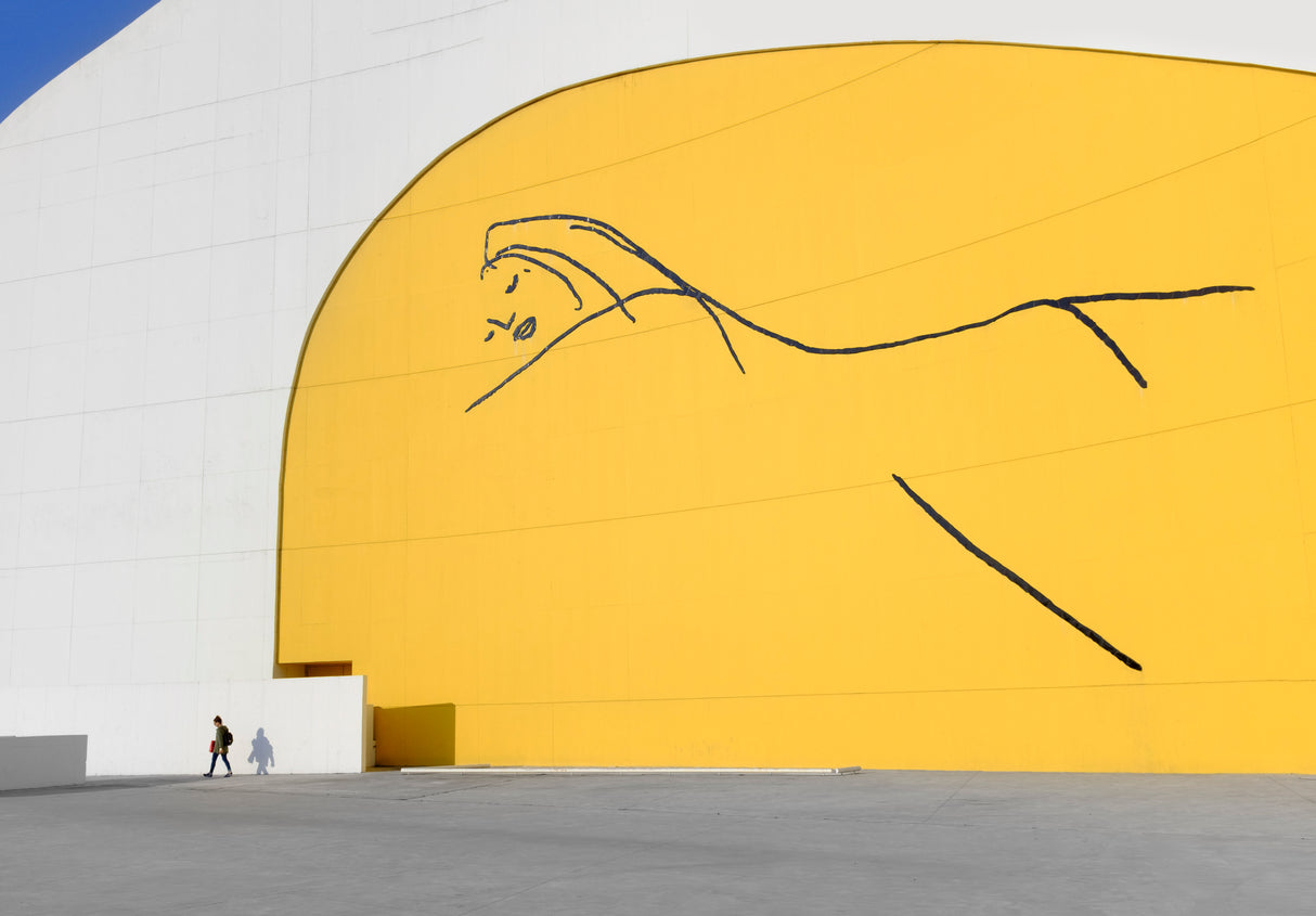 Niemeyer Center Poster och Canvastavla