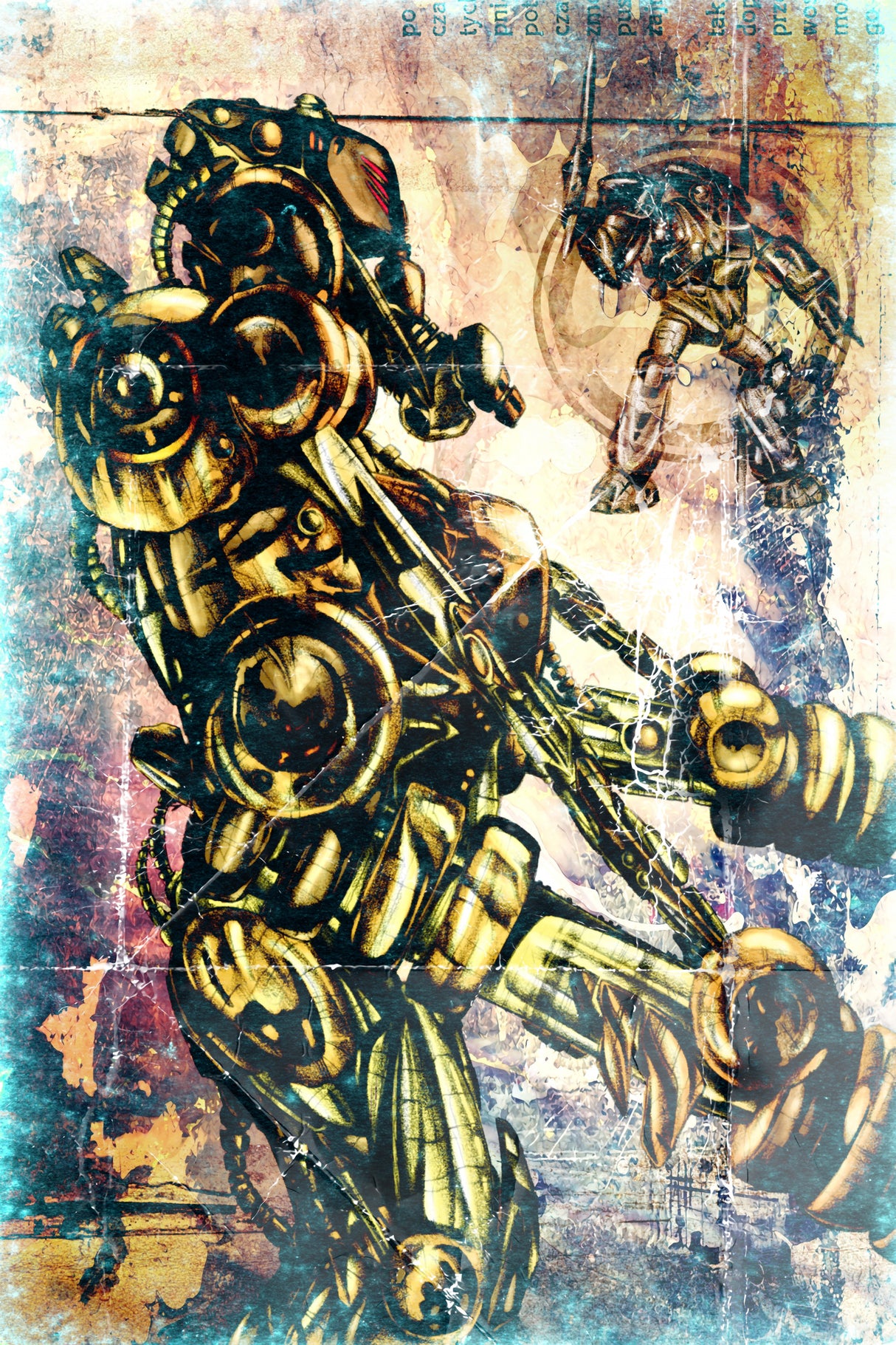 Borg T10 cyborg Poster och Canvastavla