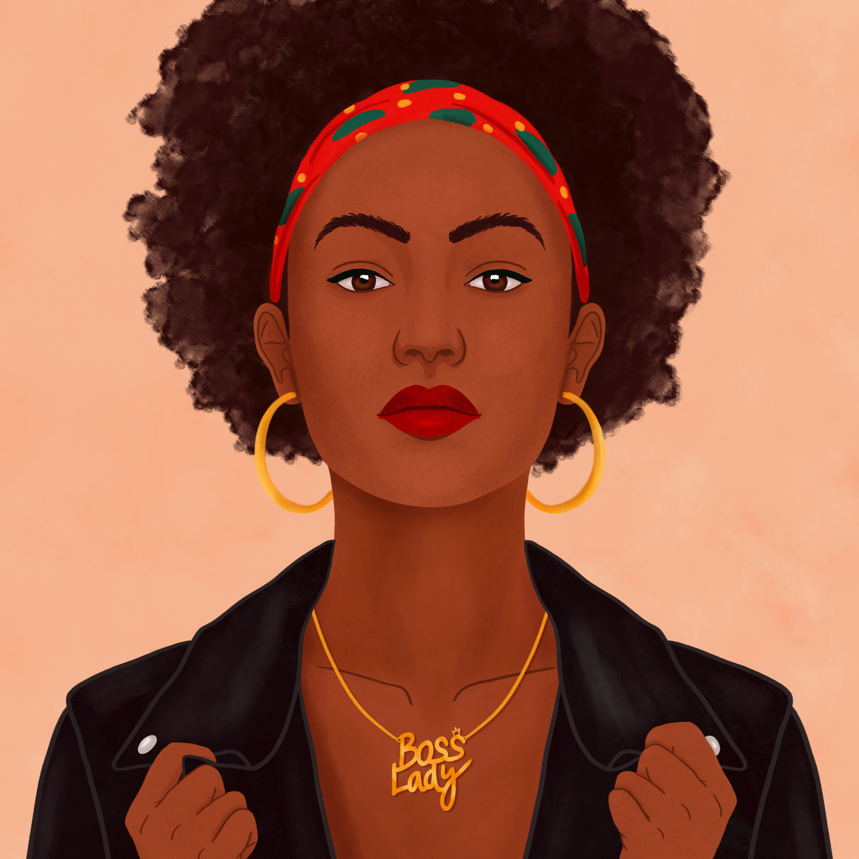 Boss Lady Poster och Canvastavla