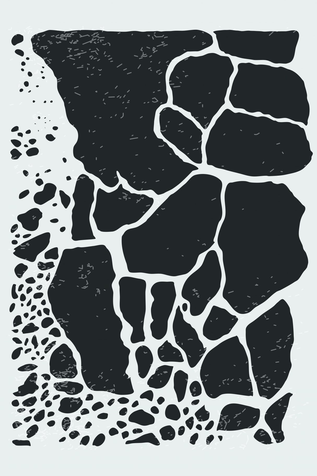 Black Abstract Collection #1 Poster och Canvastavla