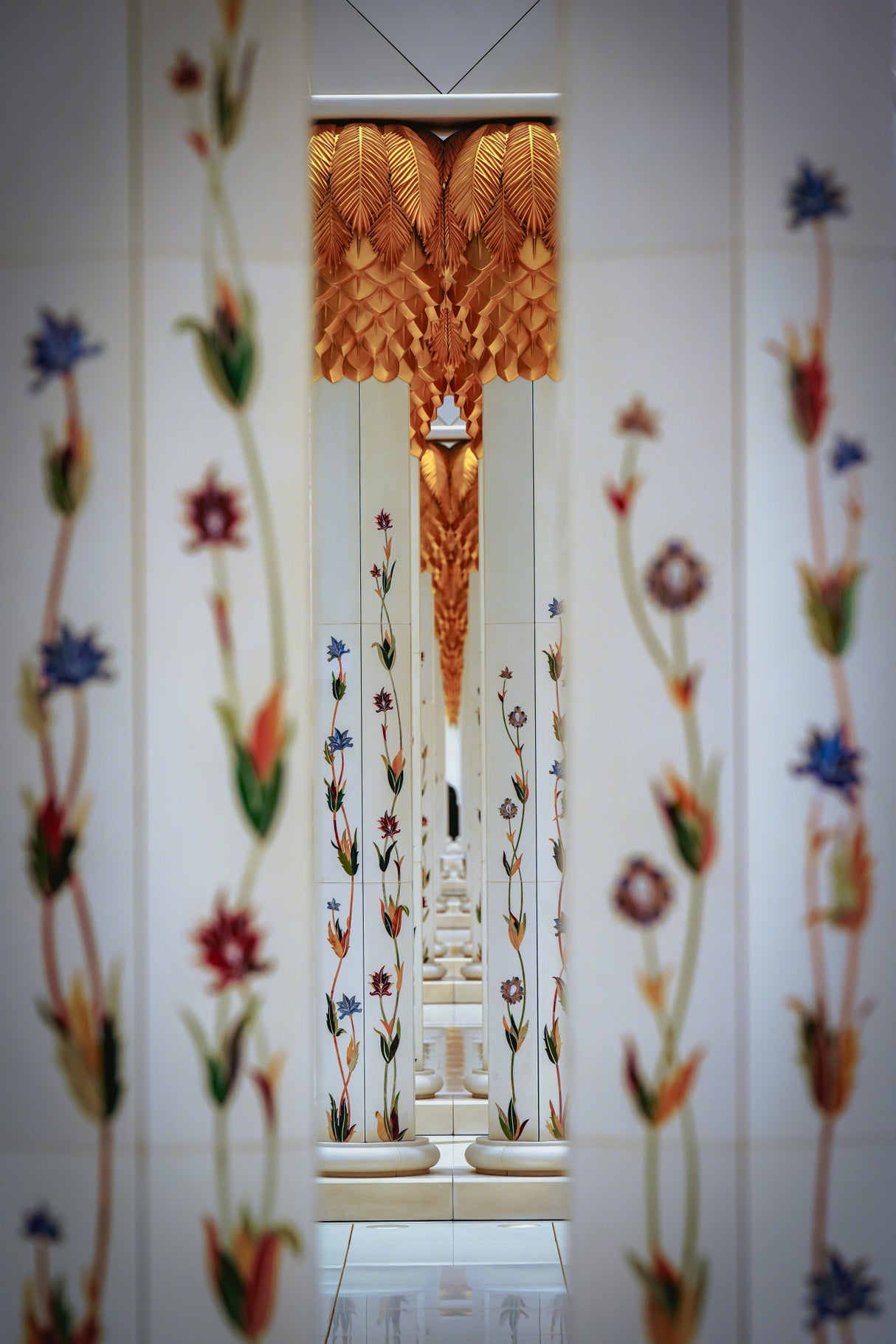 Abu Dhabi / Sheikh Zayed Mosque 2 Poster och Canvastavla