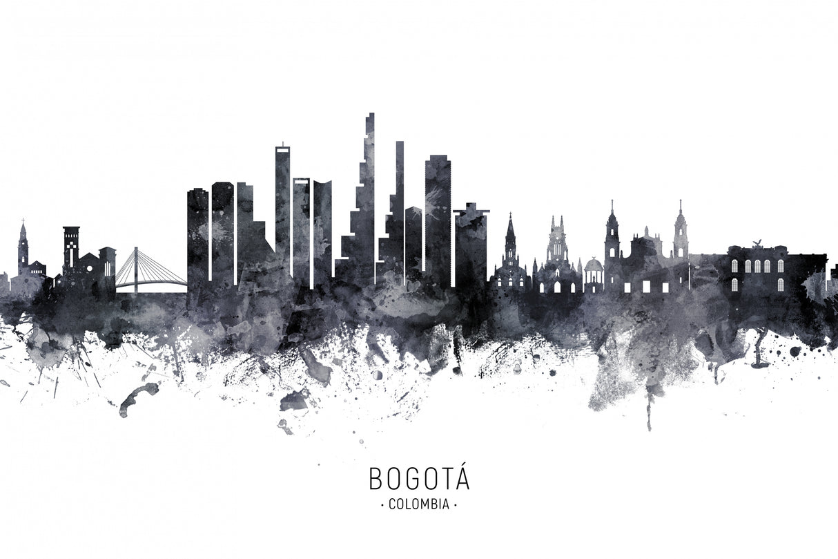 Bogotá Colombia Skyline Poster och Canvastavla