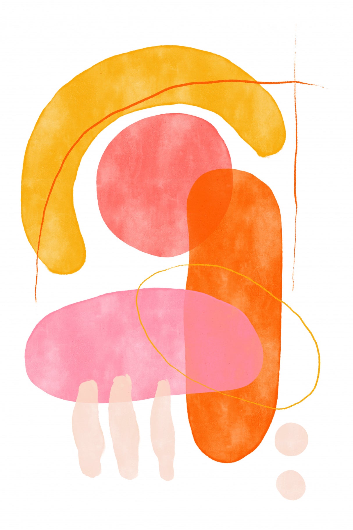 Playingshapesno5 Poster och Canvastavla