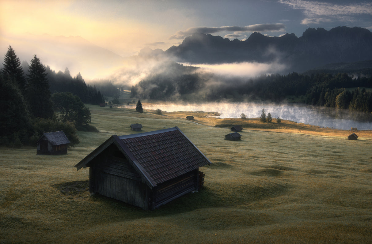 Bavarian Alps Poster och Canvastavla