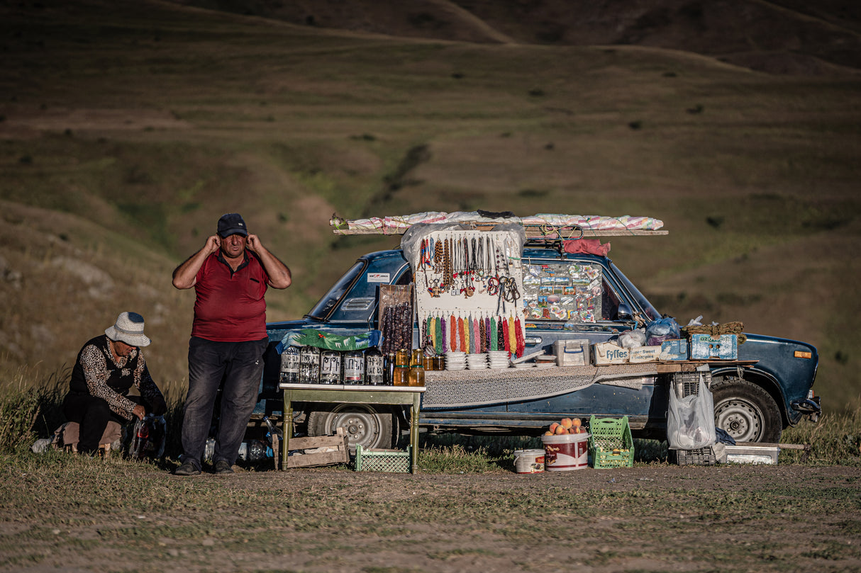 Traveling shop Poster och Canvastavla