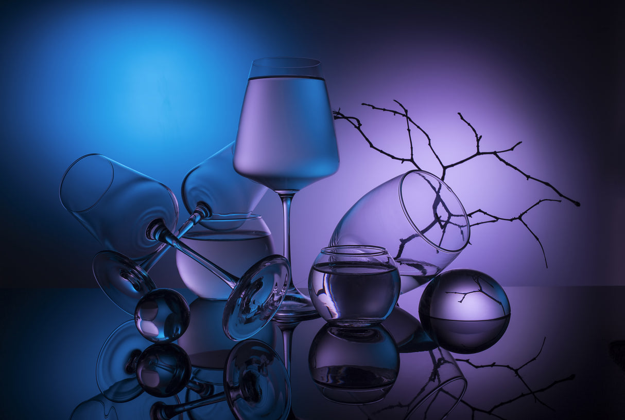 From the series "Experiments with glass" Poster och Canvastavla