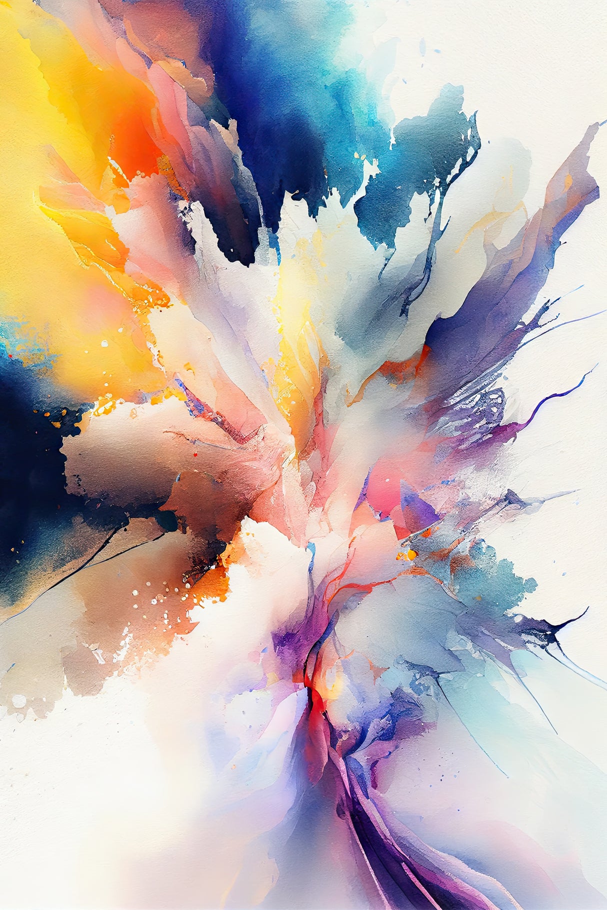 Snowy Day Poster och Canvastavla