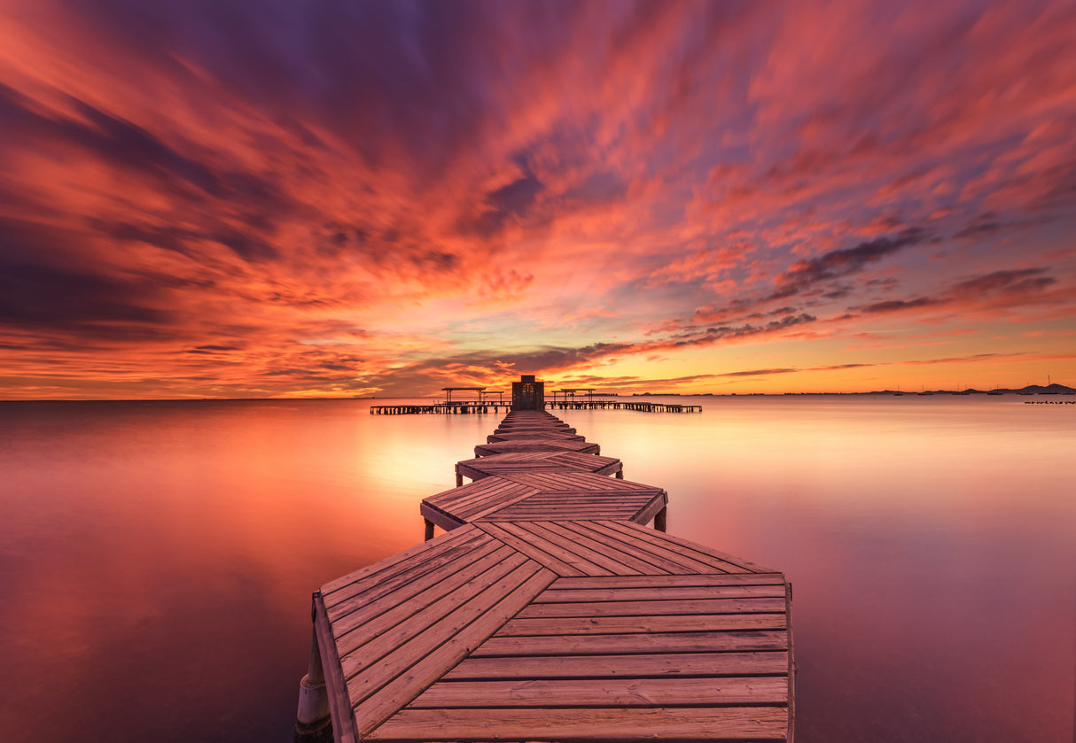 sunrise at the spa Poster och Canvastavla
