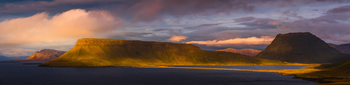 Panoramic Sunset Poster och Canvastavla