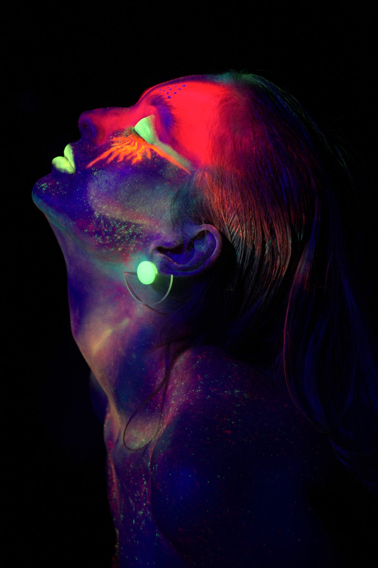 Glow in the dark Poster och Canvastavla