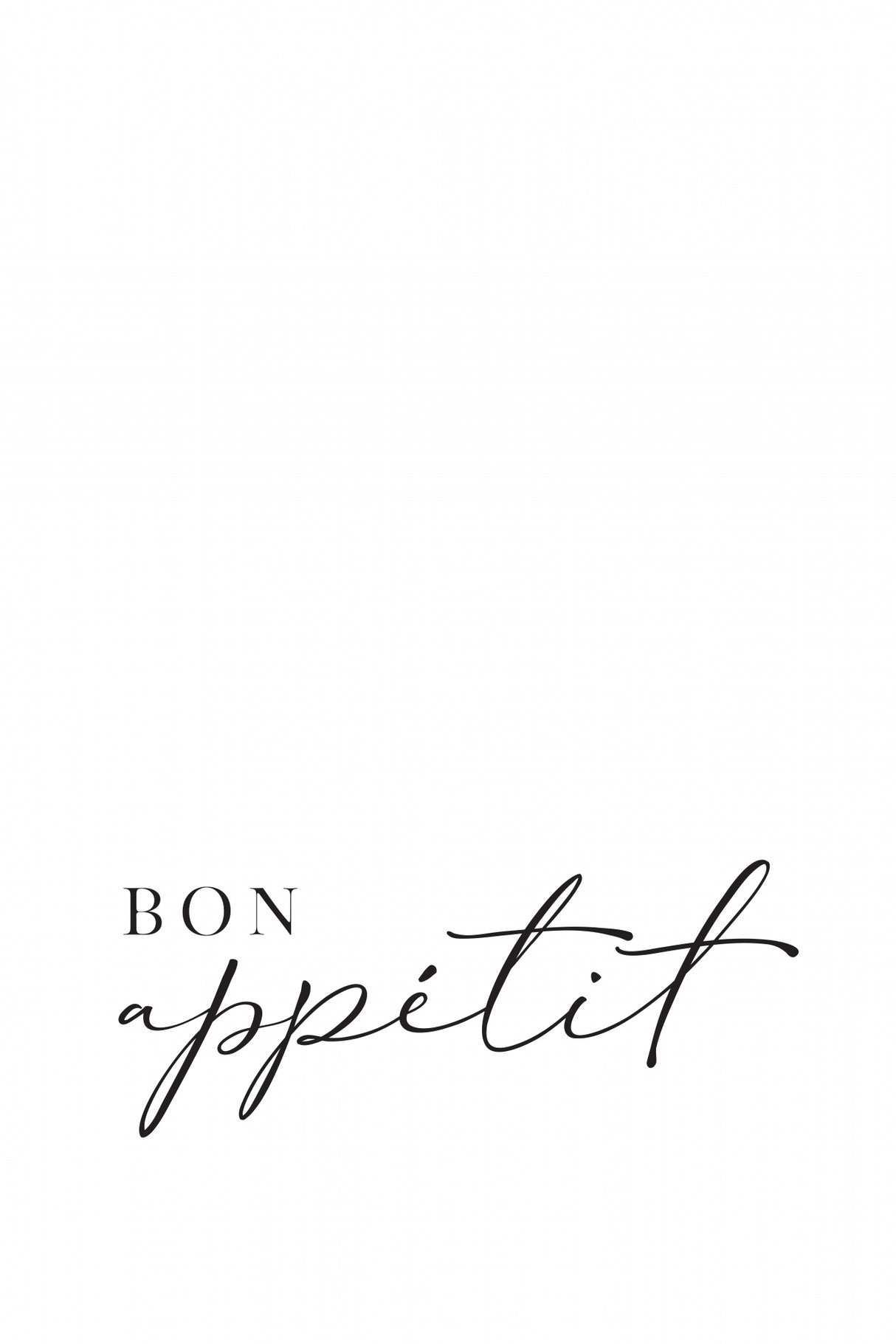 Bon appétit Poster och Canvastavla