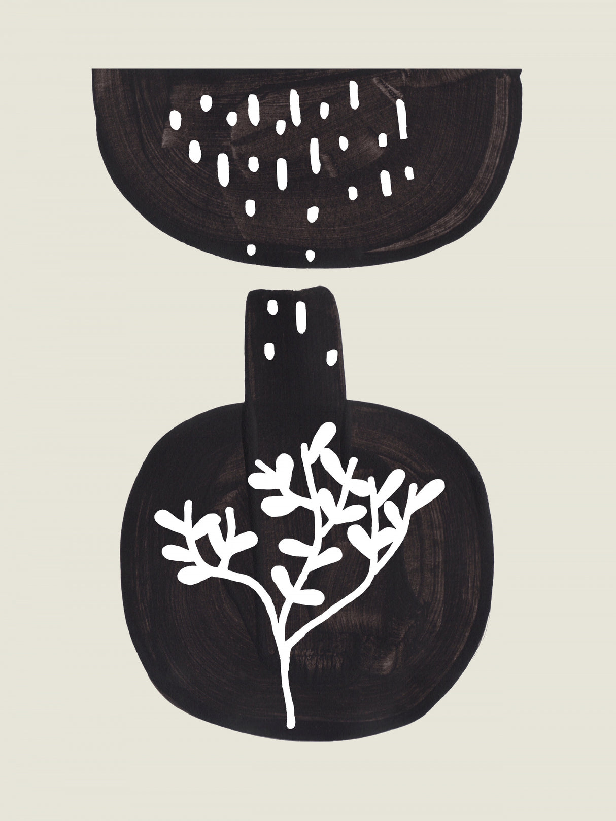 Ink Motif 6 Poster och Canvastavla
