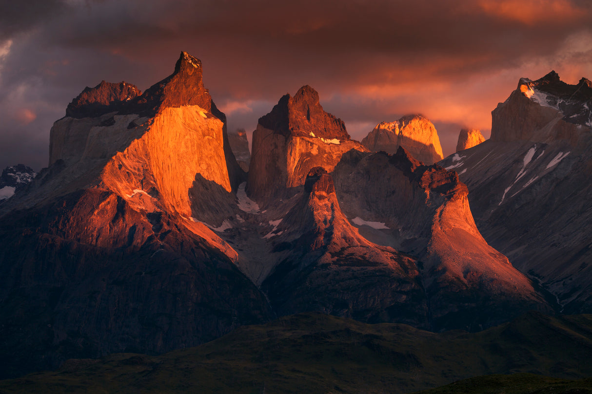 Cordillera Paine Poster och Canvastavla