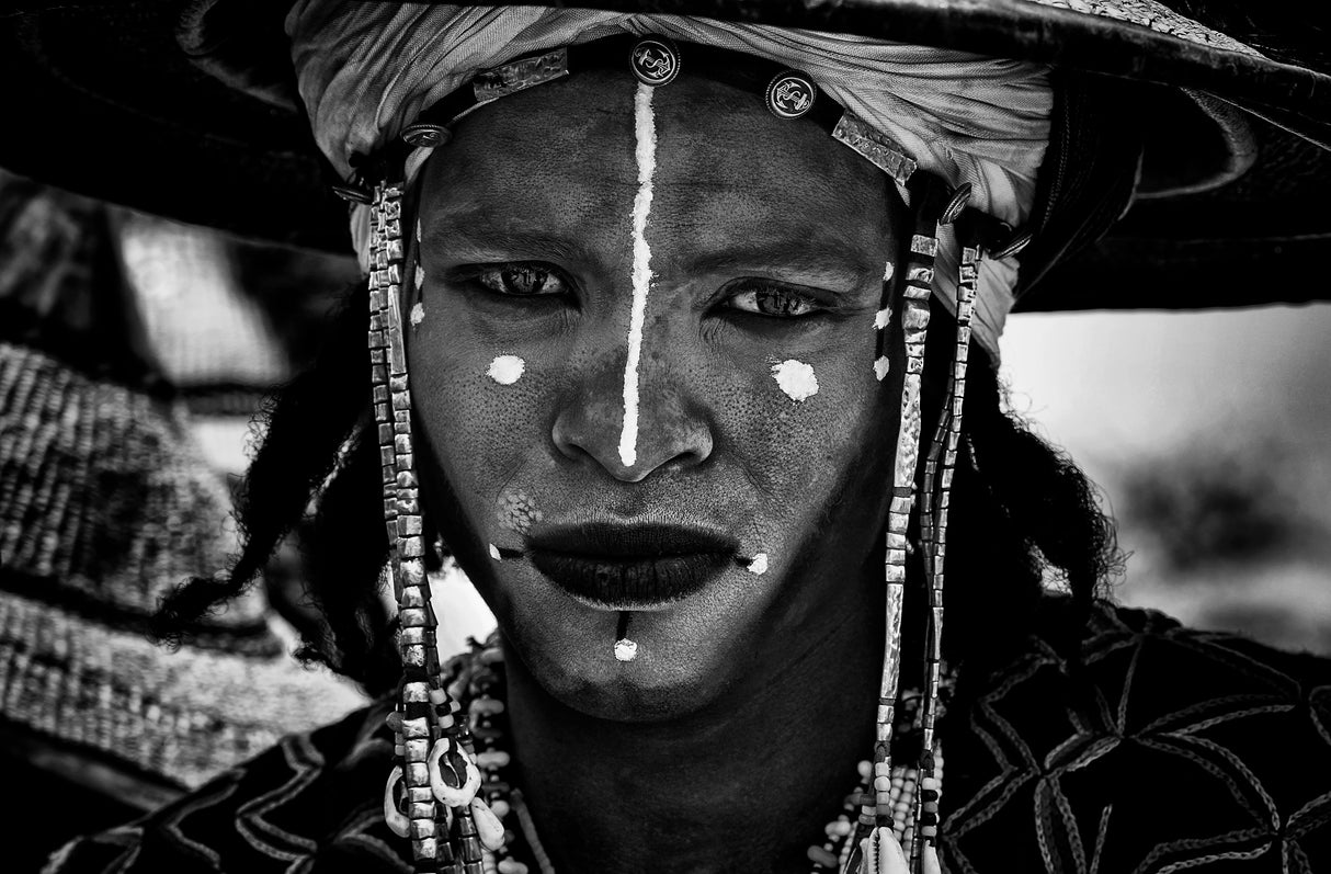 At the gerewol festival - Niger Poster och Canvastavla
