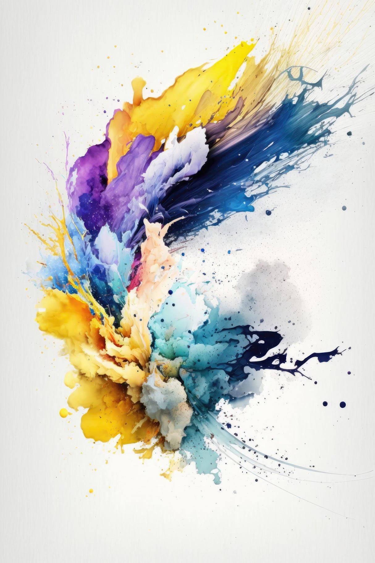 Mystic Fluidity Poster och Canvastavla