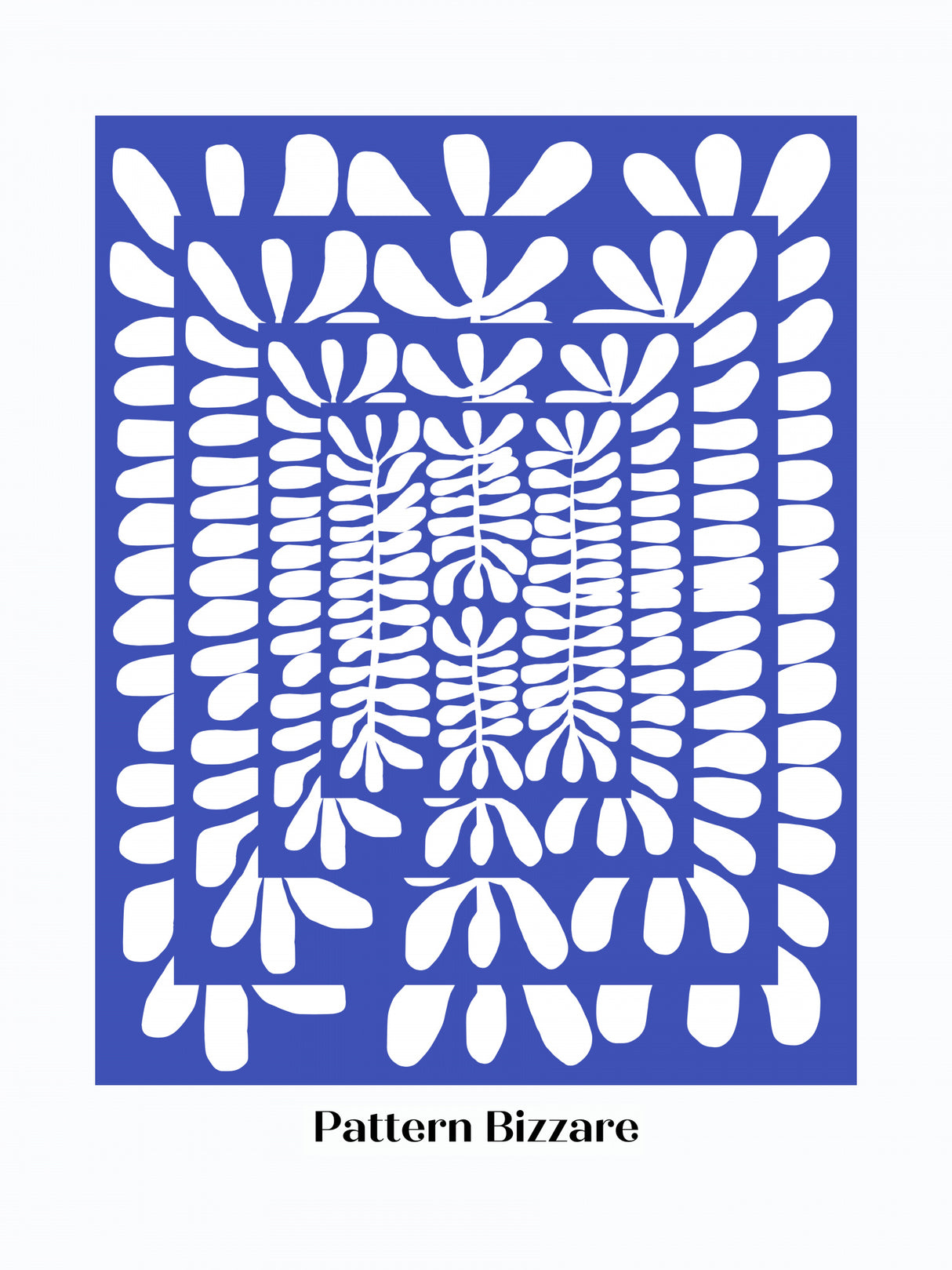 Pattern Bizarre Fern Poster och Canvastavla