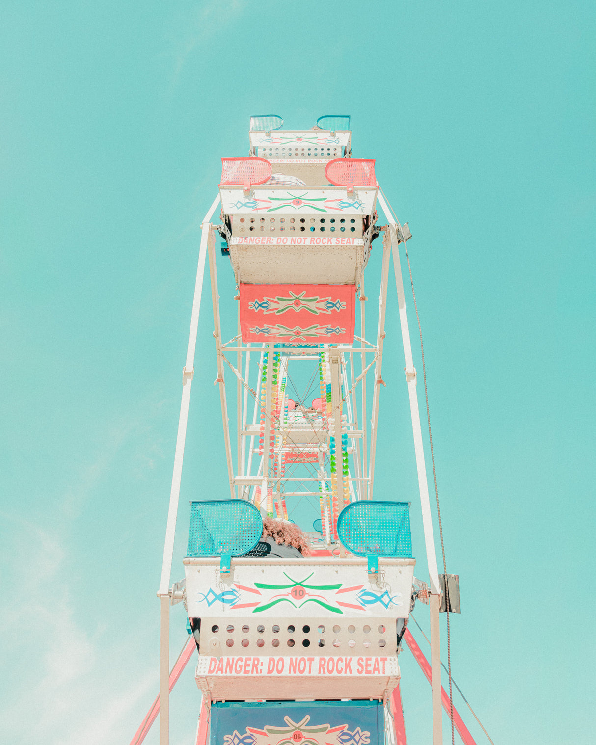 Ferris Wheel Nostalgia Poster och Canvastavla