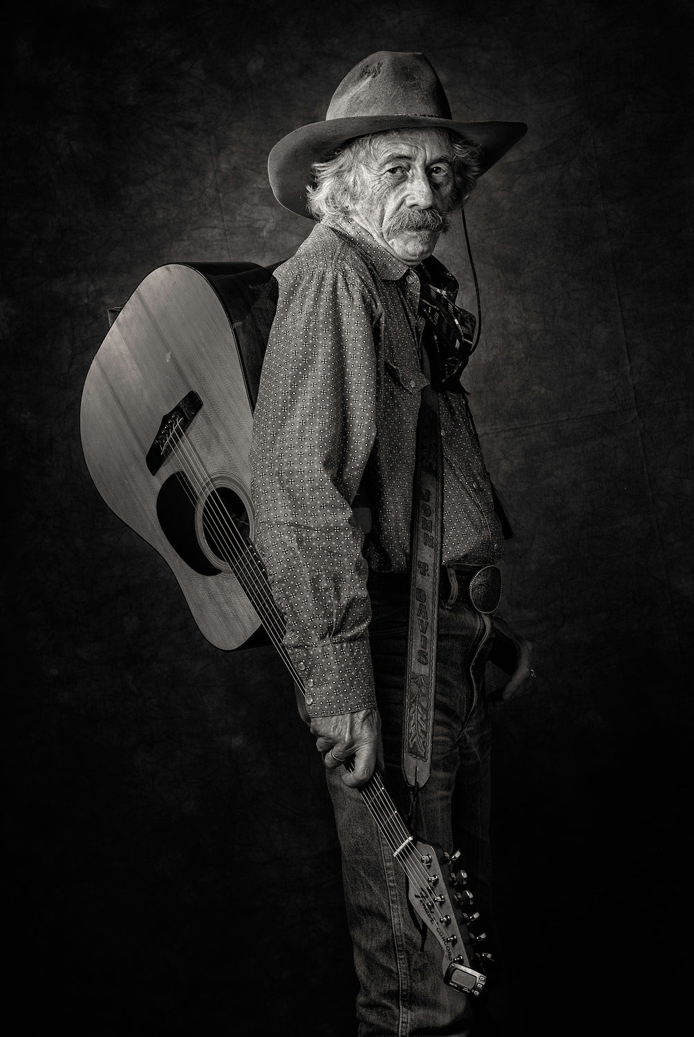 Einstein plays Guitar Poster och Canvastavla
