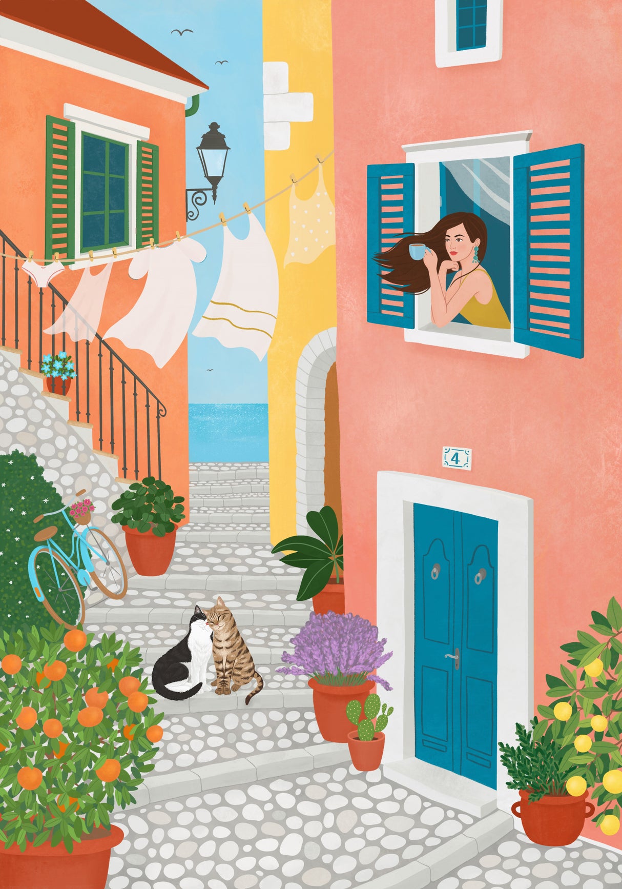 Sunday Morning in Provence Poster och Canvastavla