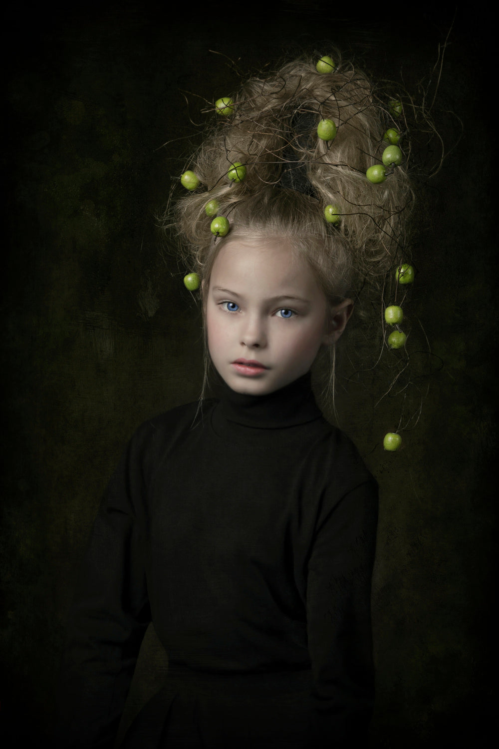 Little apple girl Poster och Canvastavla