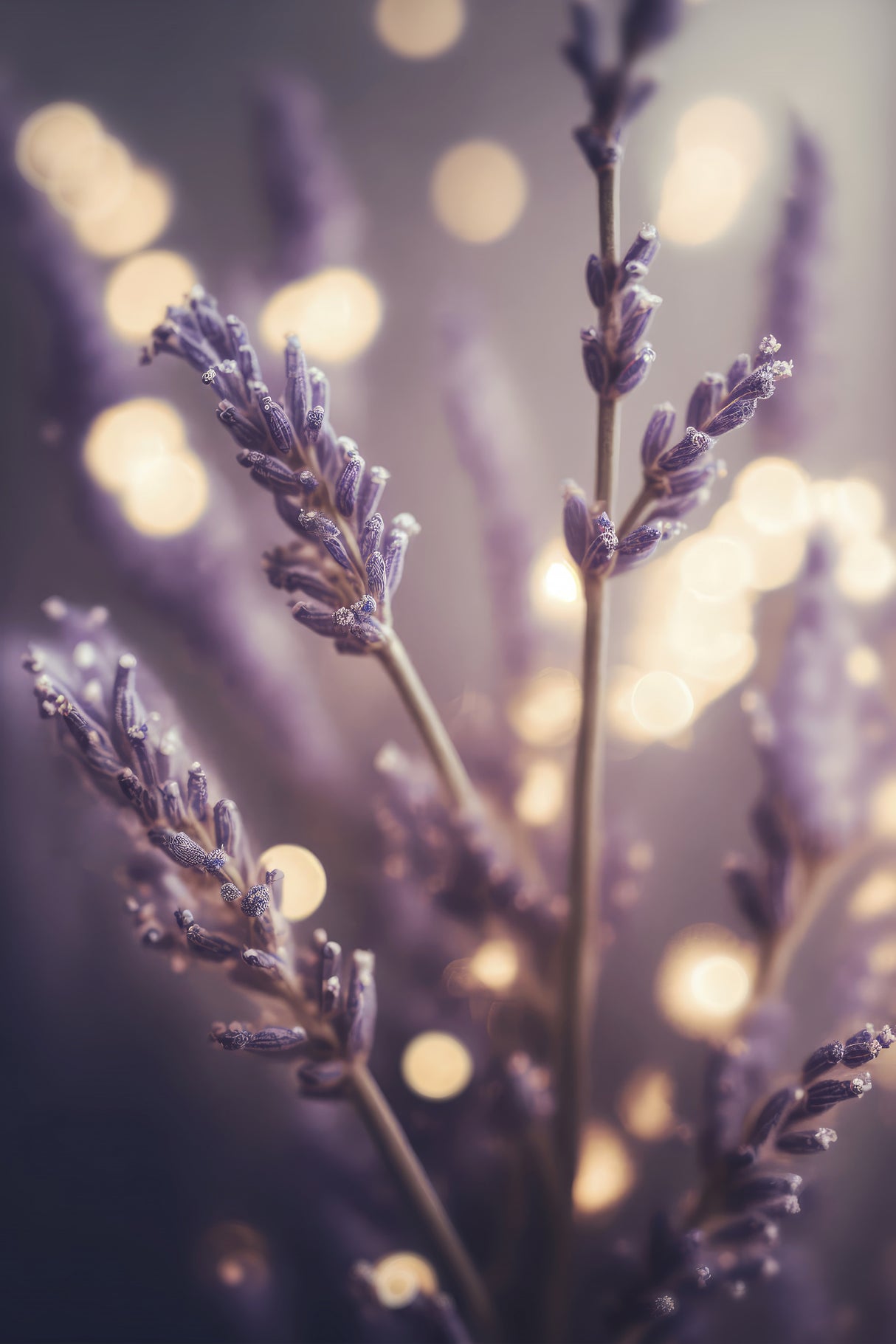 Lavender Detail Poster och Canvastavla