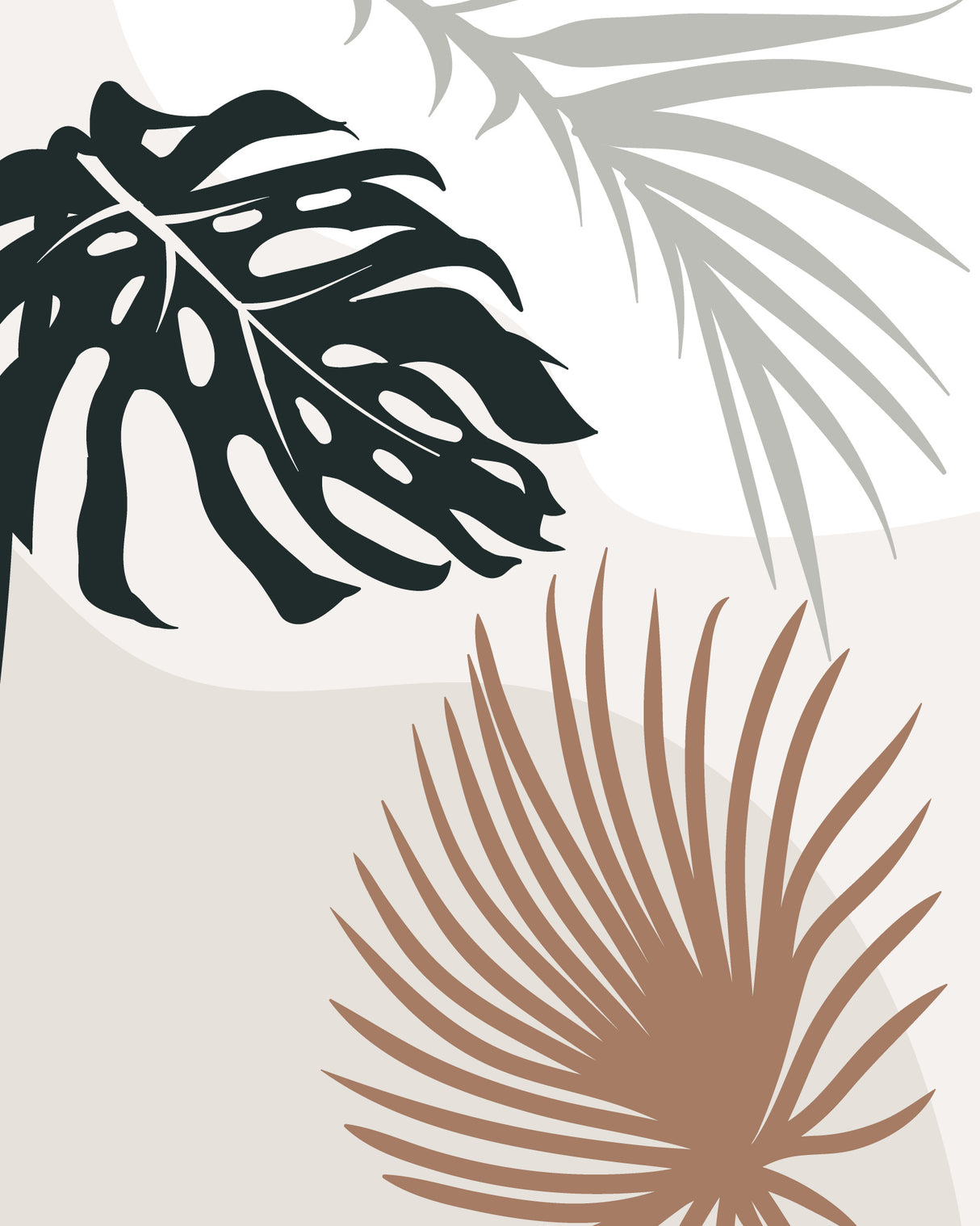 Tropical Leaves No3 Poster och Canvastavla