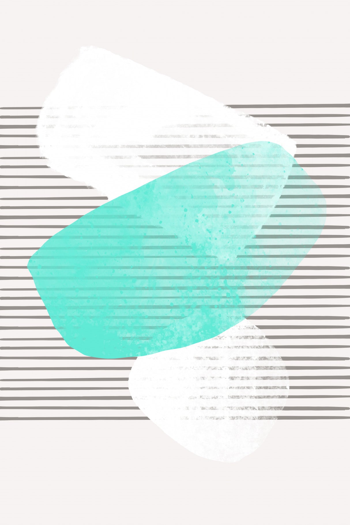 Watercolor Abstract #1 Poster och Canvastavla