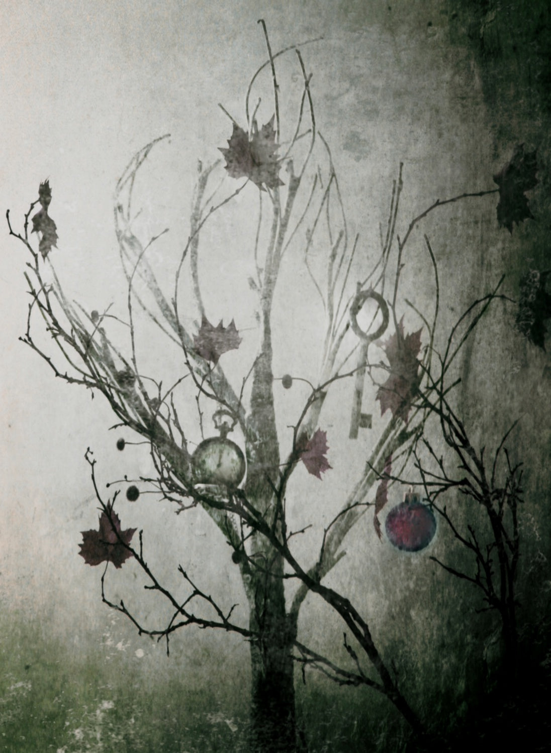 Moody Christmas Poster och Canvastavla