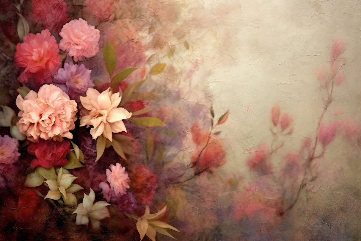 Fa Vintage Floral 14 Poster och Canvastavla