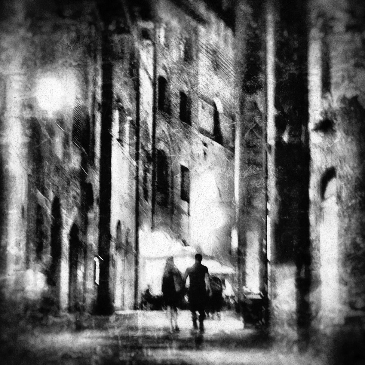 couple at night Poster och Canvastavla