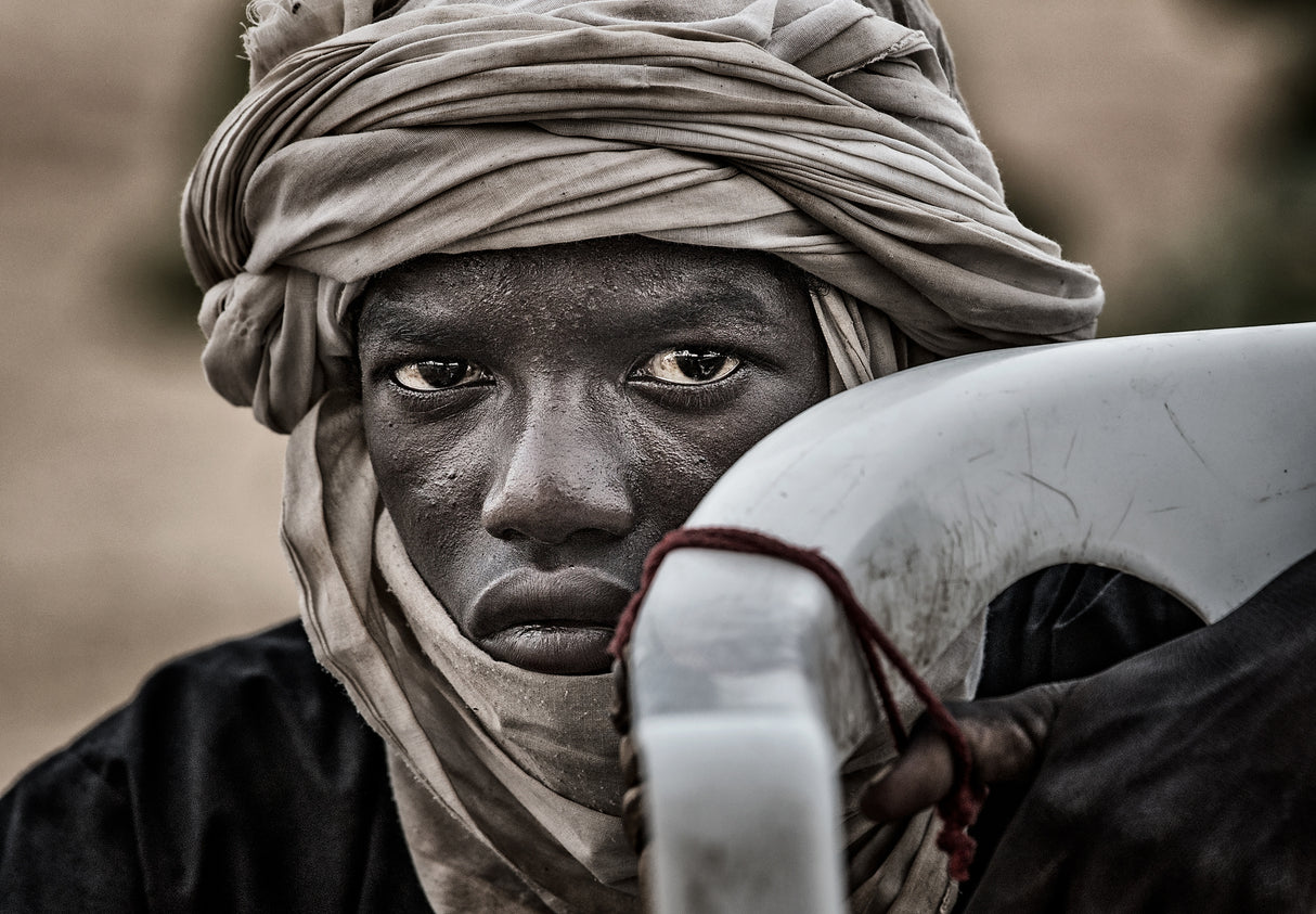 Peul boy a the gerewol festival-Niger Poster och Canvastavla