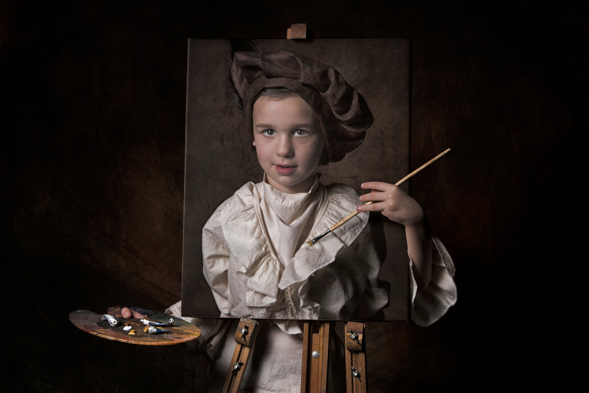 Painting myself Poster och Canvastavla