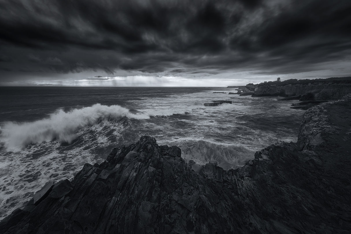 Stormy Sea Poster och Canvastavla