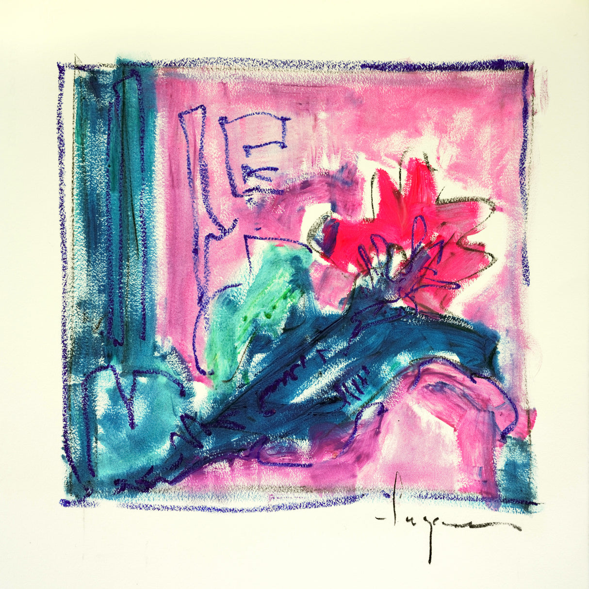 Df1029 Blossomiii Sq Poster och Canvastavla