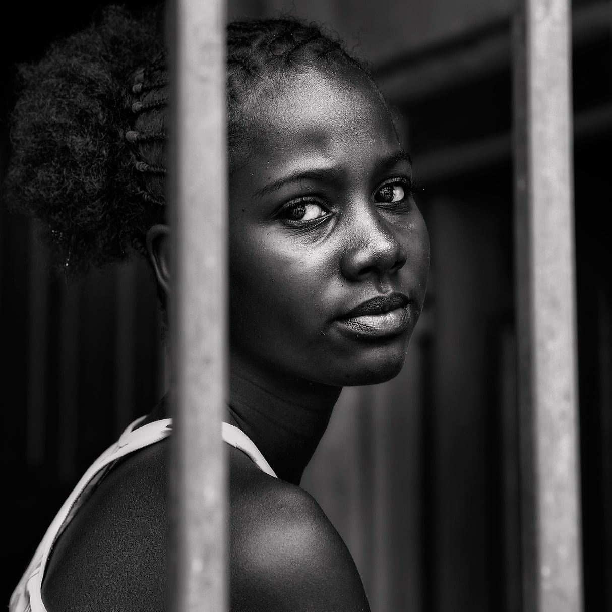 Behind the bars Poster och Canvastavla